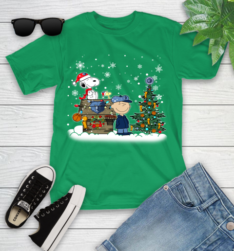 Memphis Grizzlies NBA Basketball Christmas The Peanuts Movie Snoopy Championship Youth T-Shirt 8