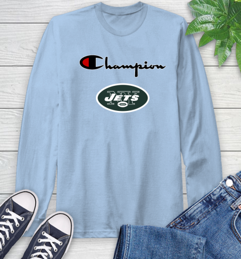 NFL Football New York Jets Champion Shirt Long Sleeve T-Shirt 6