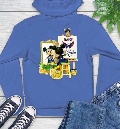 NHL Hockey Washington Capitals Mickey Drawing Shirt 22