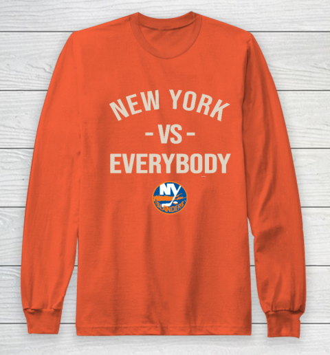New York Islanders Vs Everybody Long Sleeve T-Shirt 3