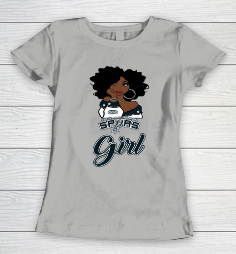 San Antonio Spurs Girl NBA Women's T-Shirt 11