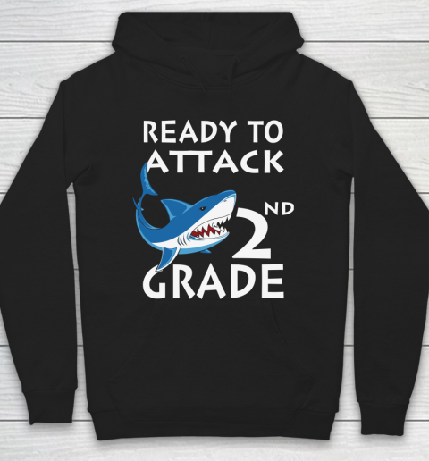 Back To School Shirt Ready to attack 2nd grade 1 Hoodie
