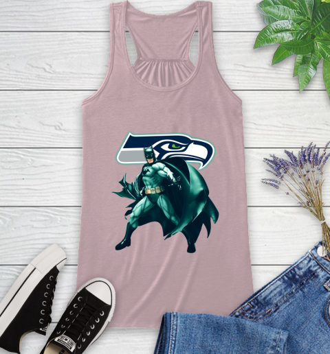 NFL Batman Football Sports Seattle Seahawks Racerback Tank 11