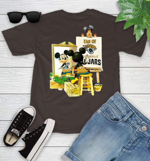 NFL Football Jacksonville Jaguars Mickey Drawing Shirt 99