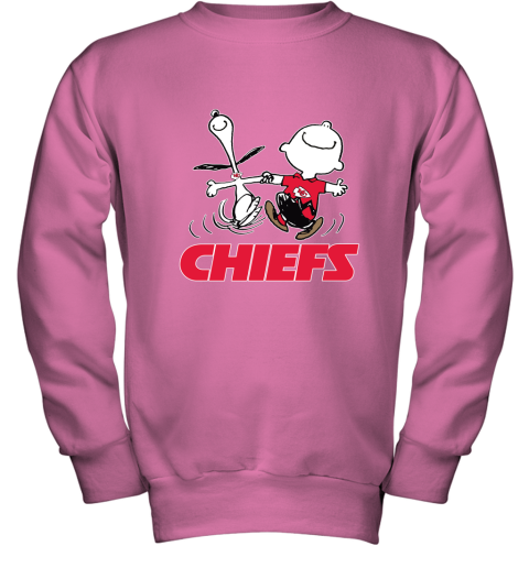 Kansas City Chiefs NFL Football Snoopy Woodstock The Peanuts Movie Youth  Sweatshirt