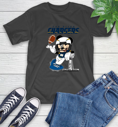NFL San diego chargers Mickey Mouse Disney Super Bowl Football T Shirt T-Shirt 14