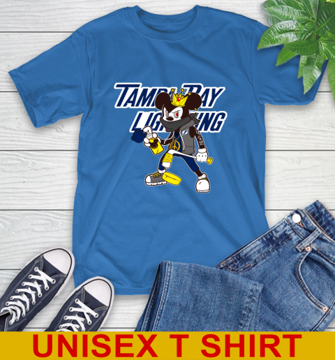 Tampa Bay Lightning NHL Hockey Mickey Peace Sign Sports T-Shirt 9