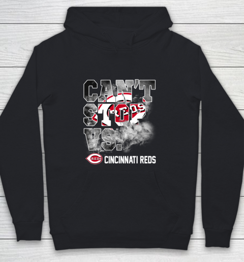 MLB Cincinnati Reds Baseball Can't Stop Vs Cincinnati Reds Youth Hoodie