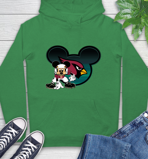 NFL Arizona Cardinals Mickey Mouse Disney Football T Shirt Hoodie 8