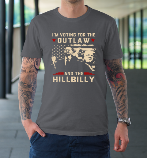 Trump 2024 Flag Outlaw Hillbilly J D.Vance 2024 Donald Trump T-Shirt 6