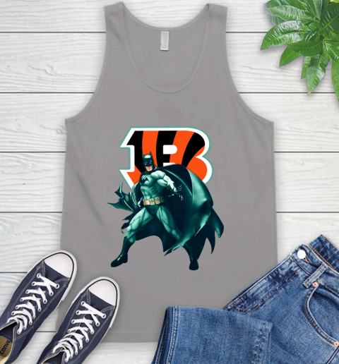NFL Batman Football Sports Cincinnati Bengals Tank Top 4