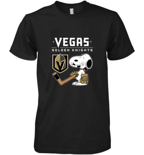 Vegas Golden Knights Ice Hockey Broken Teeth Snoopy NHL Premium Men's T-Shirt
