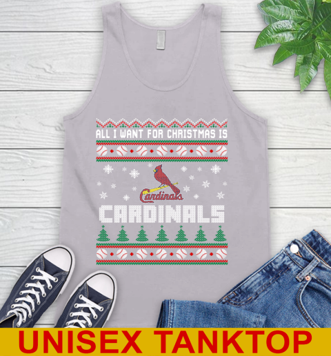 MLB All I Want For Christmas Is St.Louis Cardinals Baseball Sports 69