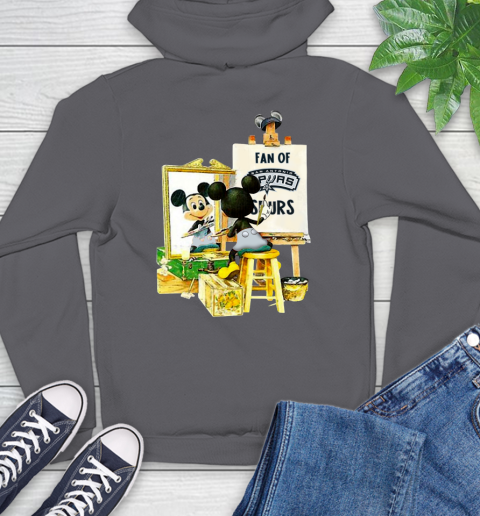 NBA Basketball San Antonio Spurs Mickey Drawing Shirt 20