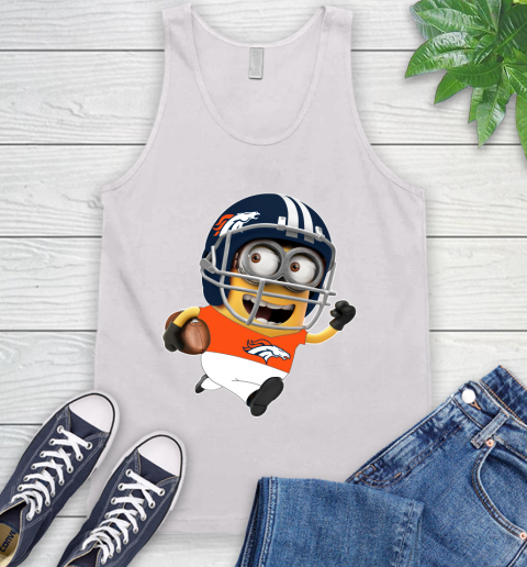 NFL Denver Broncos Minions Disney Football Sports Tank Top