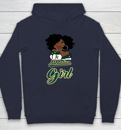 Oakland Athleticss Girl MLB Hoodie 4