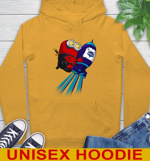 NBA Basketball Charlotte Hornets Deadpool Minion Marvel Shirt Hoodie 2