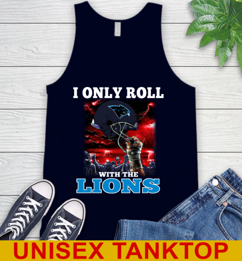Carolina Panthers NFL Football I Only Roll With My Team Sports Tank Top 2