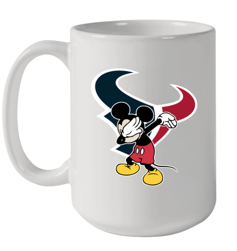 Houston Texans NFL Football Dabbing Mickey Disney Sports Ceramic Mug 15oz