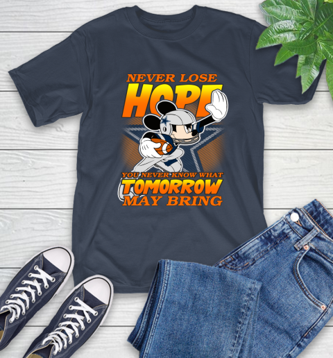 Dallas Cowboys NFL Football Mickey Disney Never Lose Hope T-Shirt 3