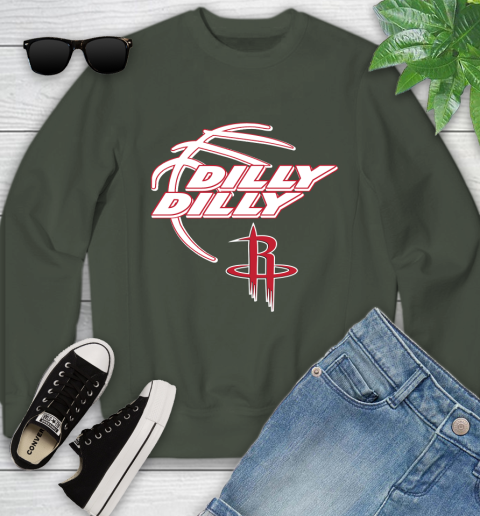 NBA Houston Rockets Dilly Dilly Basketball Sports Youth Sweatshirt 10