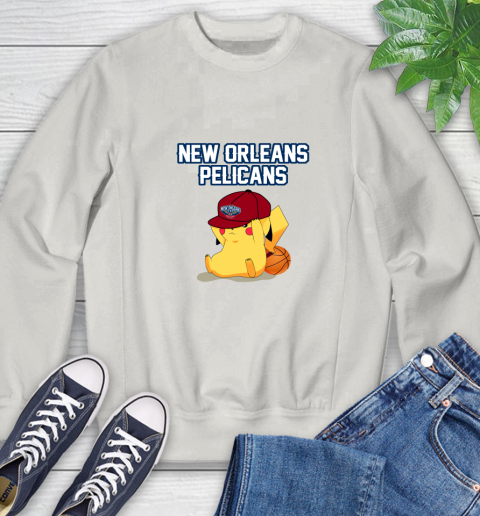NBA Pikachu Basketball Sports New Orleans Pelicans Sweatshirt 12