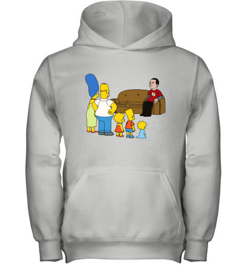 The Simpsons Family And Sheldon Cooper Mashup Youth Hoodie