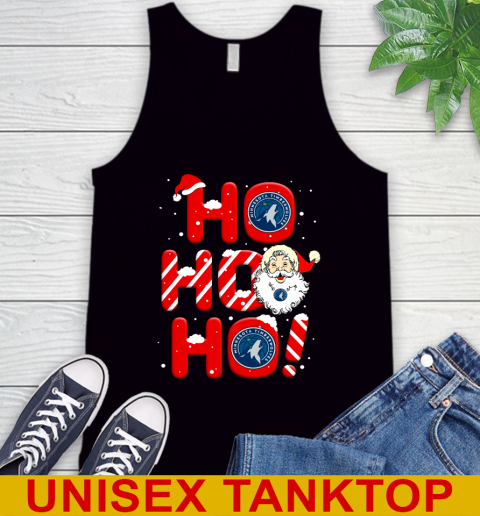 Minnesota Timberwolves NBA Basketball Ho Ho Ho Santa Claus Merry Christmas Shirt Tank Top