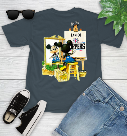 NBA Basketball LA Clippers Mickey Drawing Shirt 102