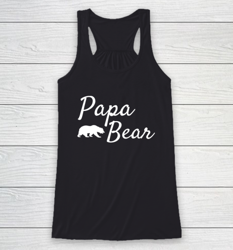 Papa Bear Long Sleeve Shirt Men Papa Bear Mama Bear Racerback Tank