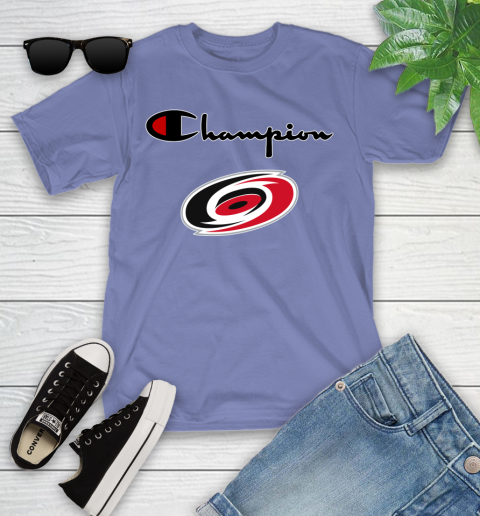 NHL Hockey Carolina Hurricanes Champion Shirt Youth T-Shirt 12