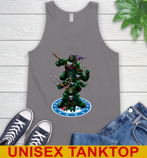 NBA Basketball Philadelphia 76ers Teenage Mutant Ninja Turtles Shirt Tank Top 7