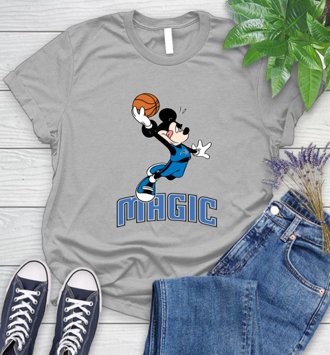NBA Basketball Orlando Magic Cheerful Mickey Mouse Shirt Women's T-Shirt 5