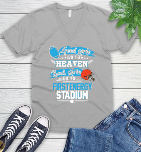 Cleveland Browns NFL Bad Girls Go To Firstenergy Stadium Shirt V-Neck T-Shirt 3