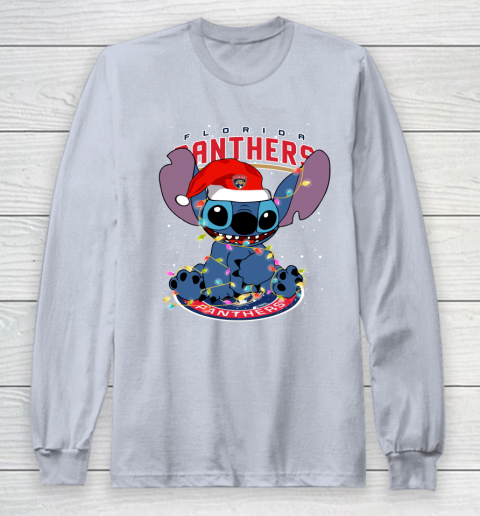 Florida Panthers NHL Hockey noel stitch Christmas Long Sleeve T-Shirt 4