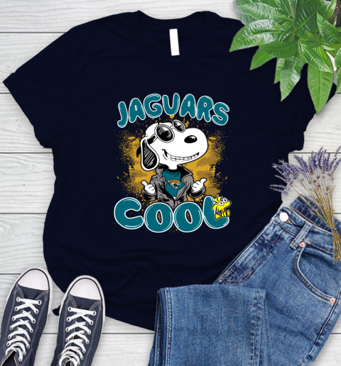 NFL Football Jacksonville Jaguars Cool Snoopy Shirt Women's T-Shirt 2