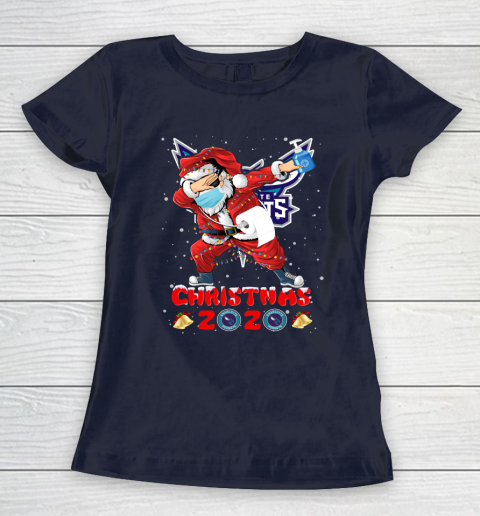 Charlotte Hornets Funny Santa Claus Dabbing Christmas 2020 NBA Women's T-Shirt 2