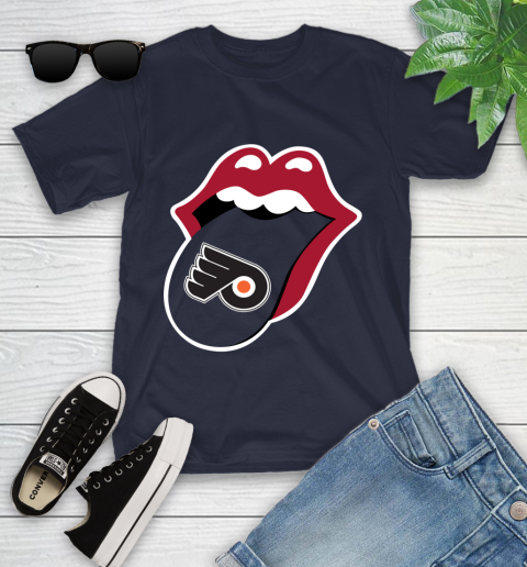 Philadelphia Flyers NHL Hockey Lips I Root For My Team Adoring Fan 105