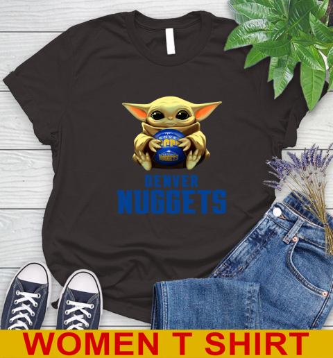 NBA Basketball Denver Nuggets Star Wars Baby Yoda Shirt 96