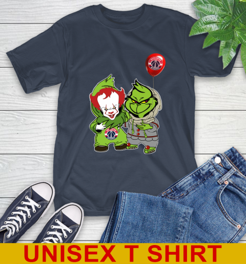Washington Wizards Baby Pennywise Grinch Christmas NBA Basketball T-Shirt 5 Washington Wizards Baby Pennywise Grinch Christmas NBA Basketball T-Shirt - Image 5