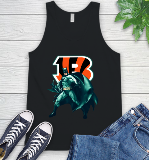 NFL Batman Football Sports Cincinnati Bengals Tank Top 2