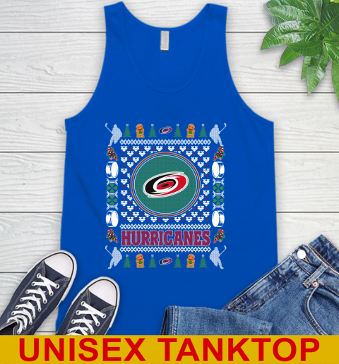 Carolina Hurricanes Merry Christmas NHL Hockey Loyal Fan Tank Top 4