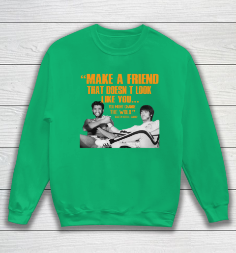 Kareem Abdul Jabbar Shirt Make A Friend That Doesn't Look Like You Sweatshirt 5