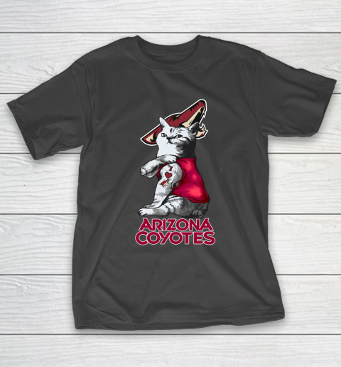NHL My Cat Loves Arizona Coyotes Hockey T-Shirt
