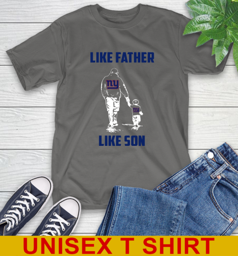 New York Giants NFL Football Like Father Like Son Sports T-Shirt 10