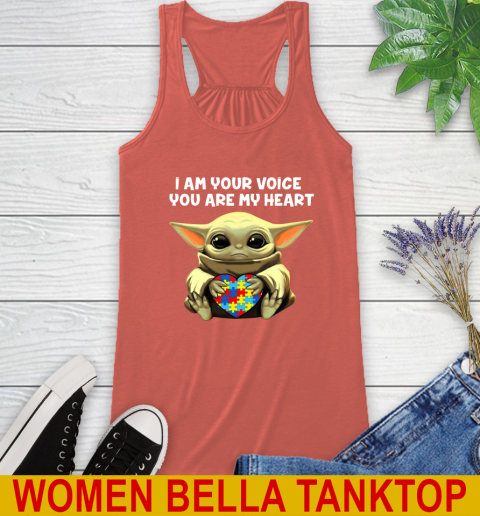 I Am Your Voice You Are My Heart Baby Yoda Autism Awareness Shirt 39
