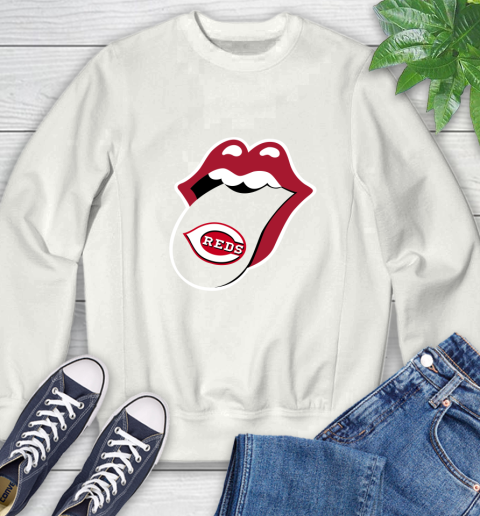 Cincinnati Reds MLB Baseball Lips I Root For My Team Adoring Fan 25