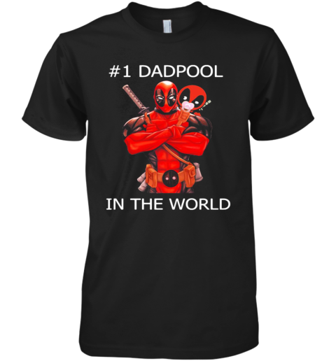 #1 Dadpool In The World Premium Men's T-Shirt