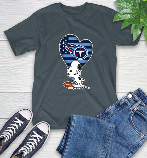 Tennessee Titans NFL Football The Peanuts Movie Adorable Snoopy T-Shirt 9