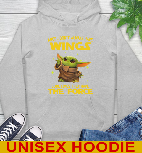Baby Yoda Angel Don't Always Have Wings They Have The Force Shirt 18